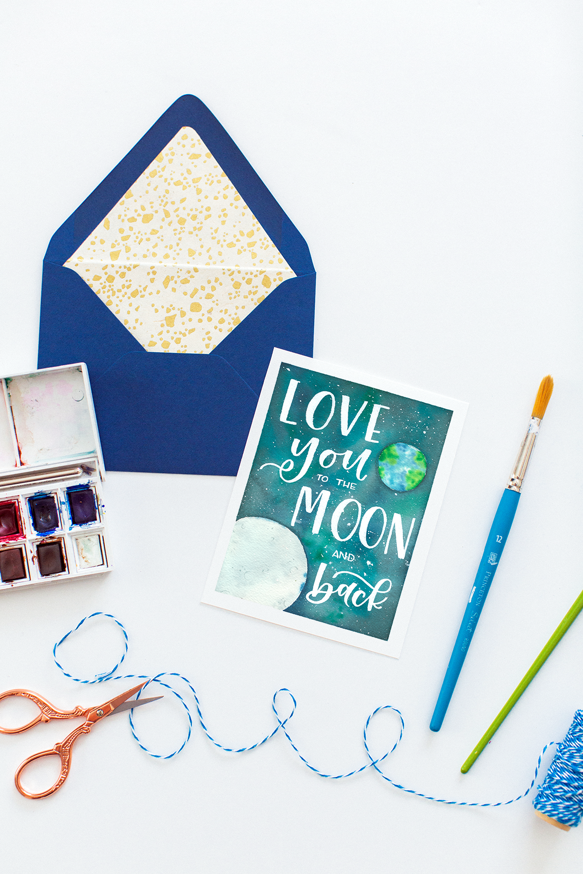 Love You to the Moon and Back Card