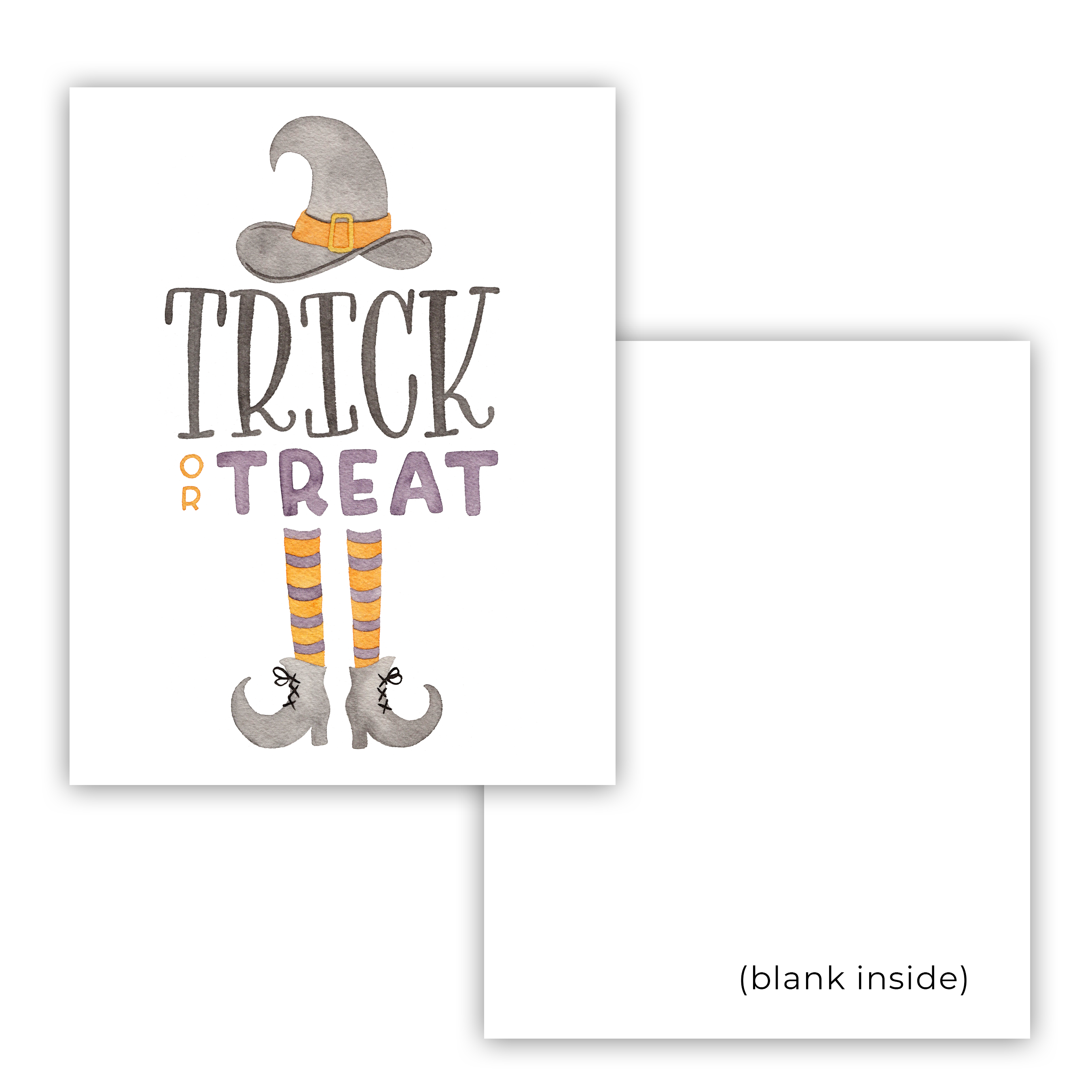 Trick or Treat Card Mockup